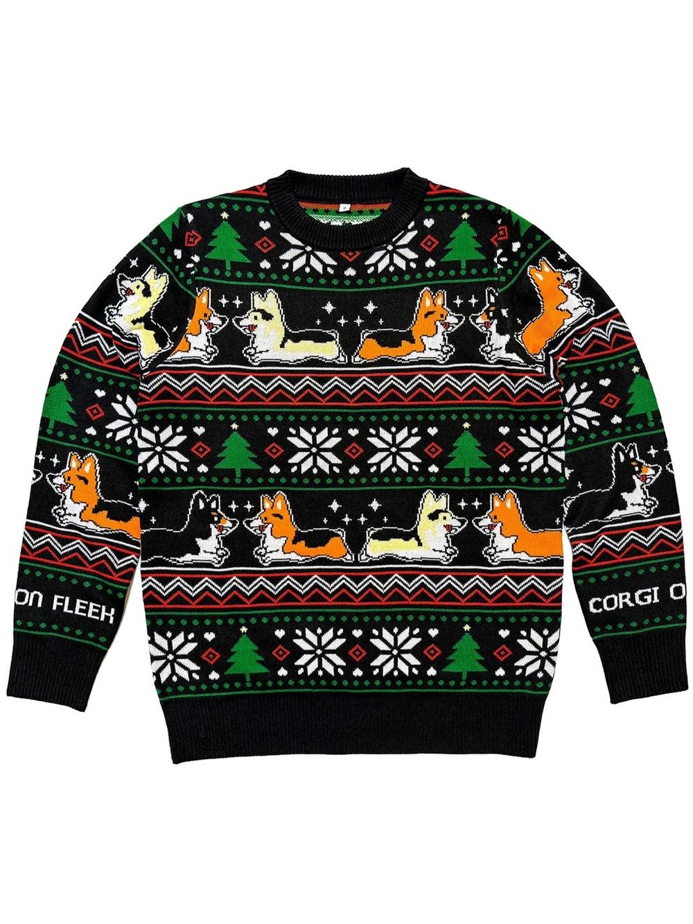 CORGI ON FLEEK - Men’s Christmas Sweater in 2XL